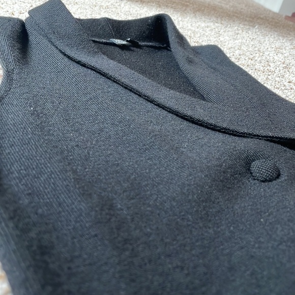 Saks Black Wool vest - Picture 4 of 6